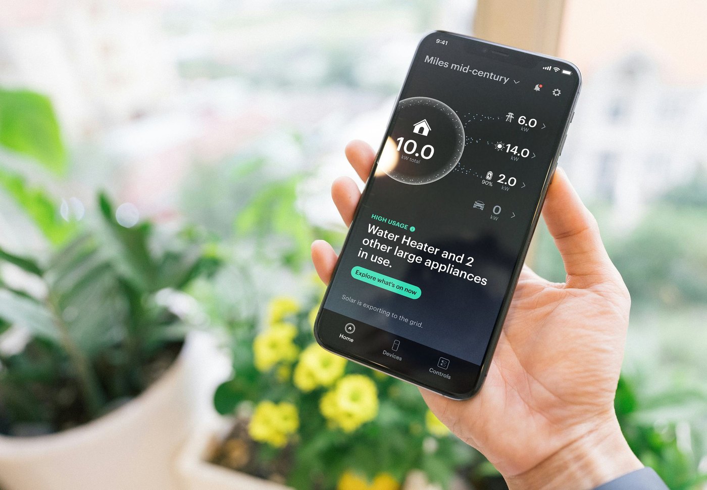 The SPAN Home app running on a smartphone